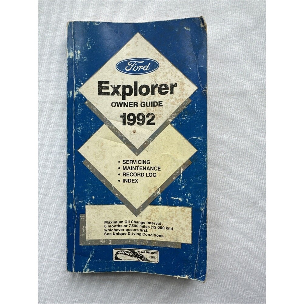 1992 Ford Explorer Owners Manual Original OEM User Instruction Guide Book